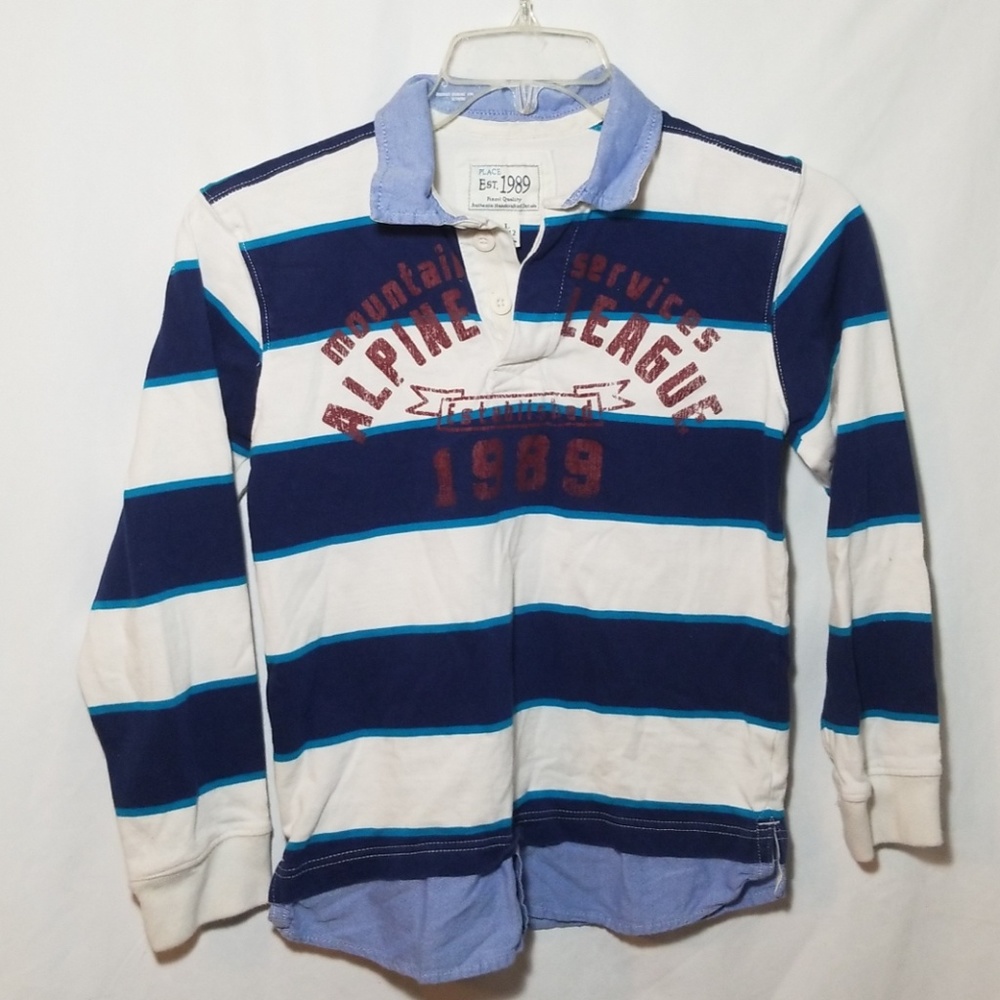 Childrens Place| Boys Long sleeve strip Shirt